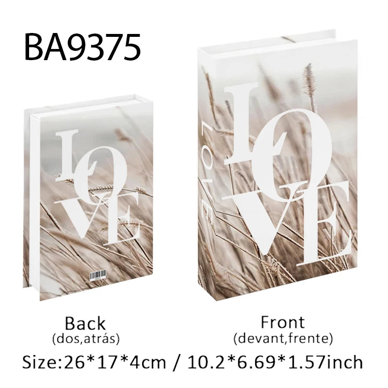 Fashion Perfume Decorative Books Home Decor Open Luxury Fake Book Storage Box Coffee Table Shelf Ornaments Interior Decoration