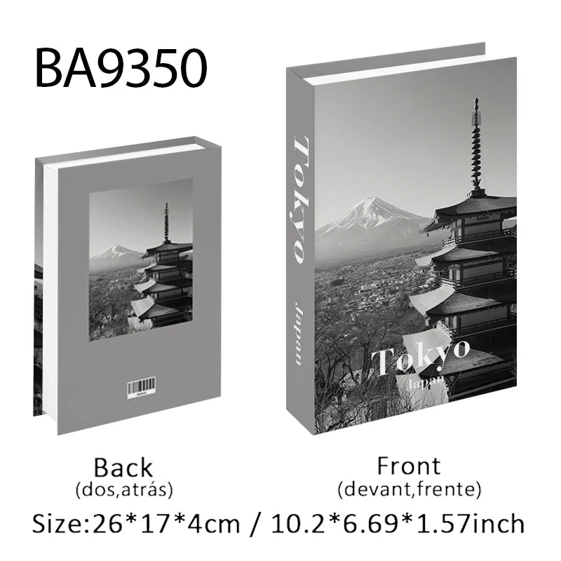 Fashion Perfume Decorative Books Home Decor Open Luxury Fake Book Storage Box Coffee Table Shelf Ornaments Interior Decoration