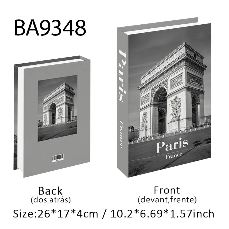 Fashion Perfume Decorative Books Home Decor Open Luxury Fake Book Storage Box Coffee Table Shelf Ornaments Interior Decoration