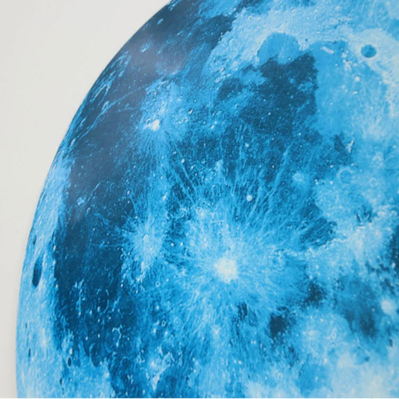 30cm Luminous 3D Moon Wall Stickers For Kids Baby Room Bedroom Decoration Living Room Home Decals Glow In The Dark Wallpaper