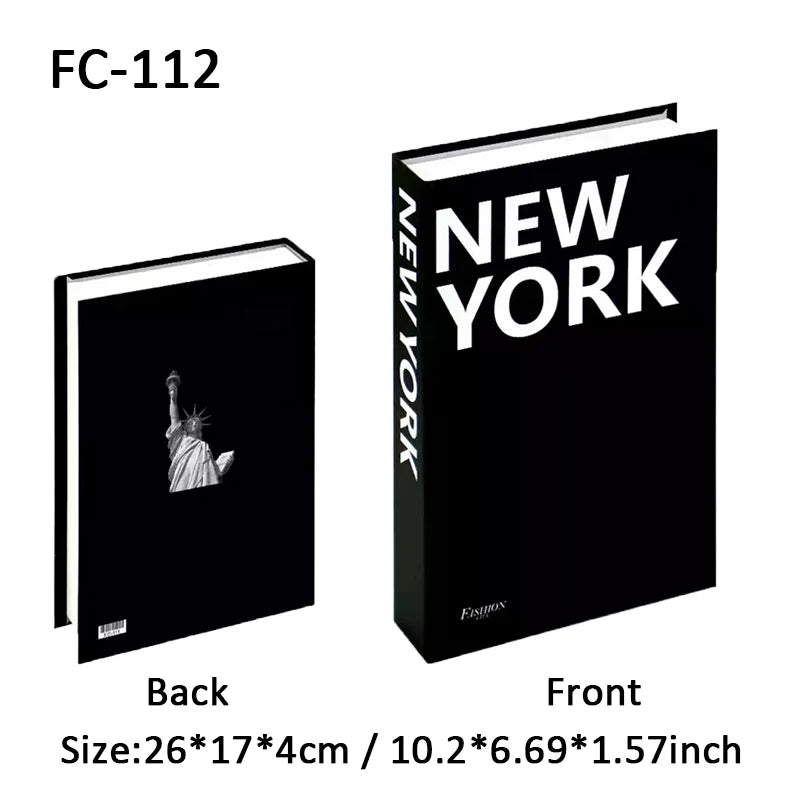 Fashion Perfume Decorative Books Home Decor Open Luxury Fake Book Storage Box Coffee Table Shelf Ornaments Interior Decoration