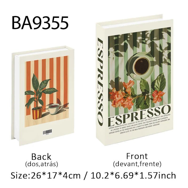 Fashion Perfume Decorative Books Home Decor Open Luxury Fake Book Storage Box Coffee Table Shelf Ornaments Interior Decoration