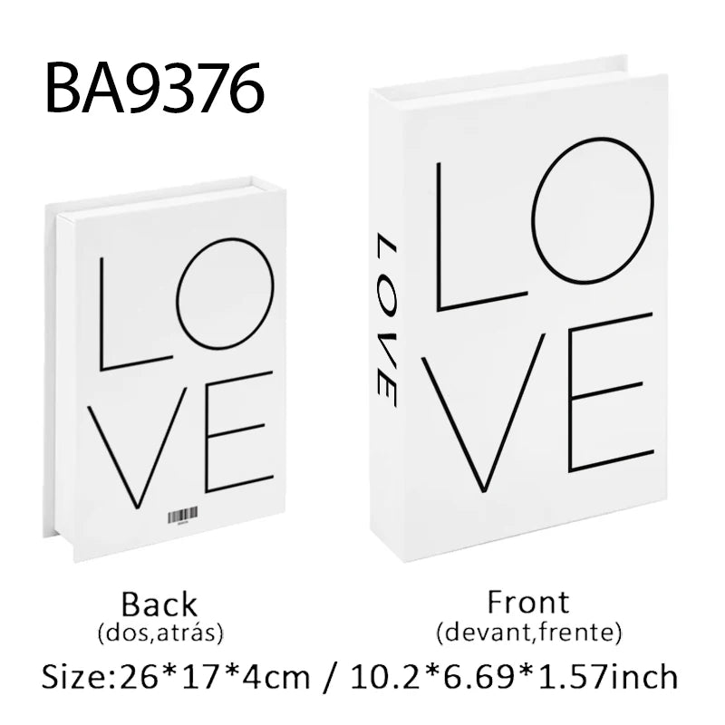 Fashion Perfume Decorative Books Home Decor Open Luxury Fake Book Storage Box Coffee Table Shelf Ornaments Interior Decoration