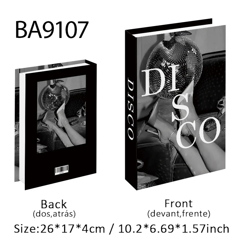 Fashion Perfume Decorative Books Home Decor Open Luxury Fake Book Storage Box Coffee Table Shelf Ornaments Interior Decoration