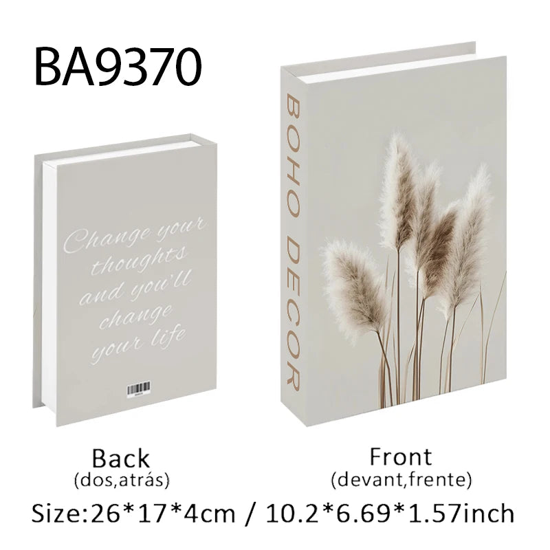 Fashion Perfume Decorative Books Home Decor Open Luxury Fake Book Storage Box Coffee Table Shelf Ornaments Interior Decoration