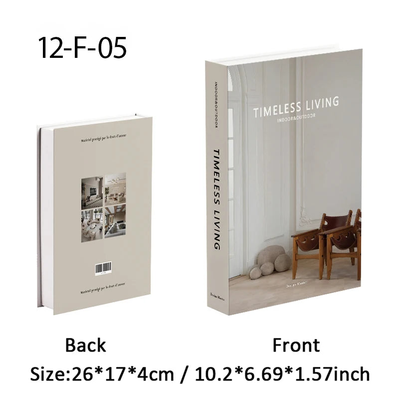 Fashion Perfume Decorative Books Home Decor Open Luxury Fake Book Storage Box Coffee Table Shelf Ornaments Interior Decoration