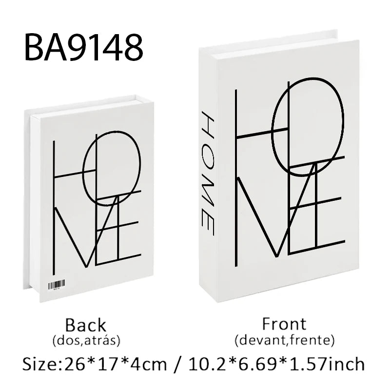 Fashion Perfume Decorative Books Home Decor Open Luxury Fake Book Storage Box Coffee Table Shelf Ornaments Interior Decoration