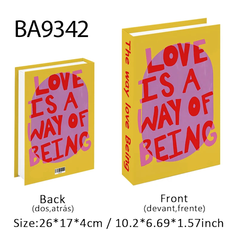 Fashion Perfume Decorative Books Home Decor Open Luxury Fake Book Storage Box Coffee Table Shelf Ornaments Interior Decoration